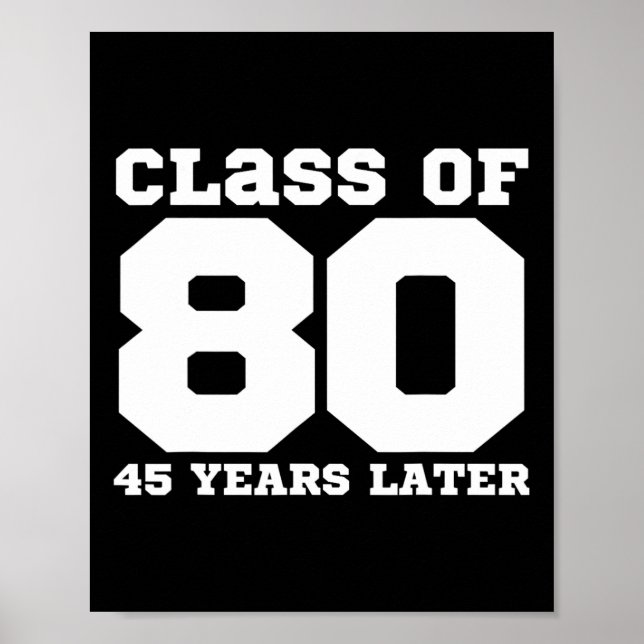 Poster Turma de 1980  (Frente)