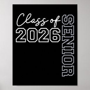 Poster Turma De 2026 Senior 2026 Divertidos Seniores Grad
