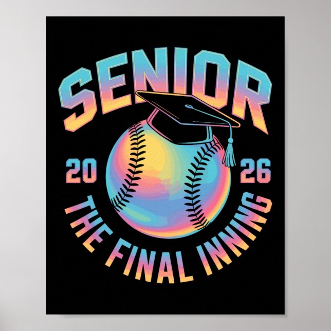 Poster Turma De 2026 Softll Sênior O Último Inning  (Frente)