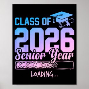 Poster Turma de 2026 último ano carregando divertido seni