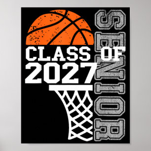 Poster Turma de 2027 sênior 2027 formatura de basquete