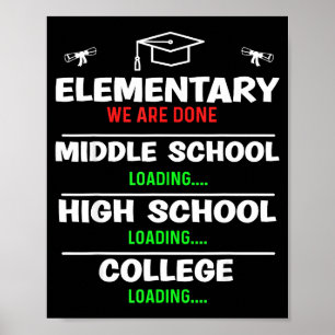 Poster Turma de formatura do ensino fundamental 2024 5º 6
