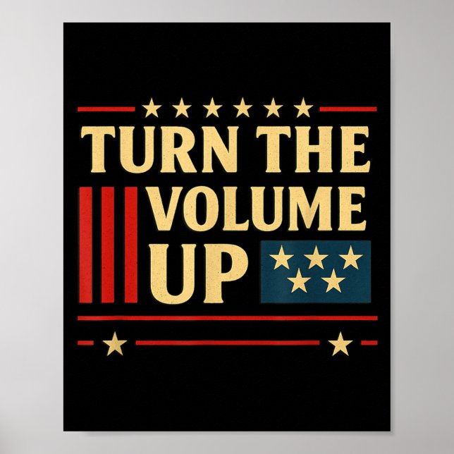 Poster Turn The Volume Up  (Frente)