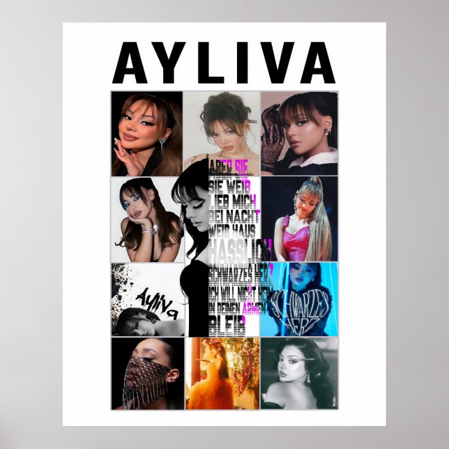 Poster Turnê Ayliva 2026 (Frente)