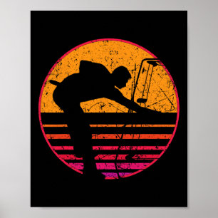 Poster Turnê De Jogadores De Piscina Do Retro Vintage Bil
