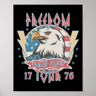 Poster Turnê Liberdade Nascido Para Ser Livre 4 De Julho