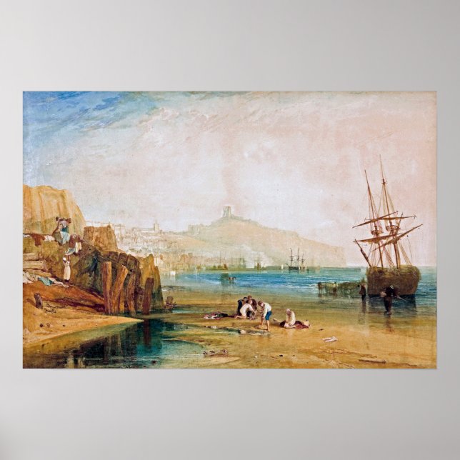 Poster Turner - Boys Catching Crabs, Scarborough Town (Frente)