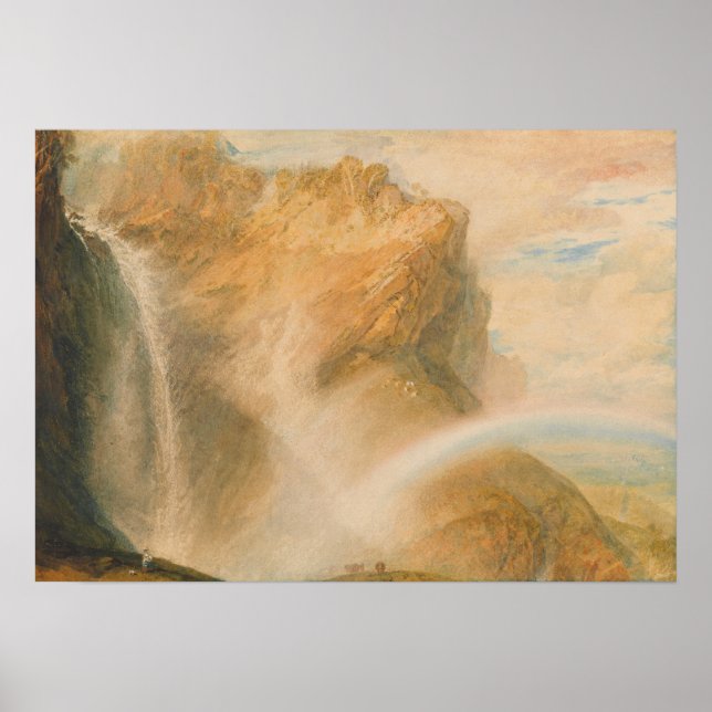 Poster Turner - Cachoeira Superior do Arco-íris de Reiche (Frente)