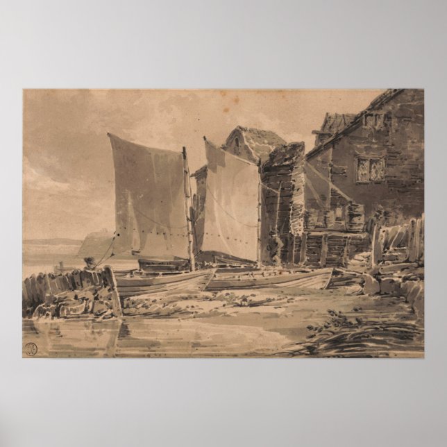 Poster Turner - Casa de Pescador Dover (Frente)