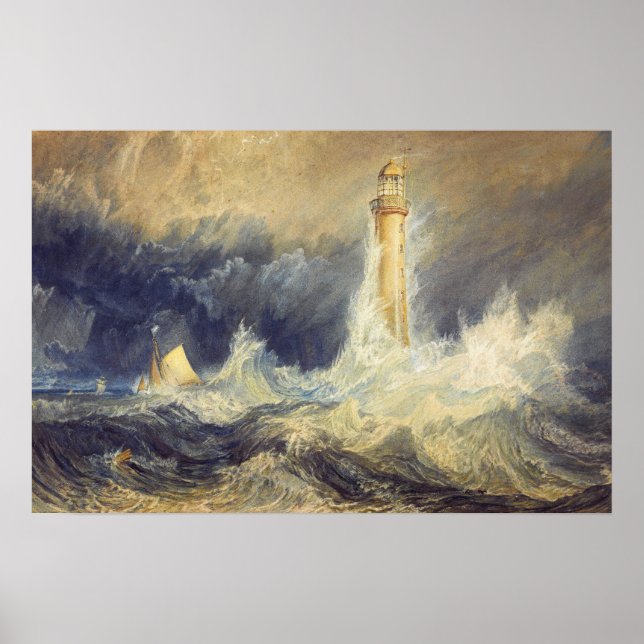 Poster Turner - Farol de Bell Rock (Frente)