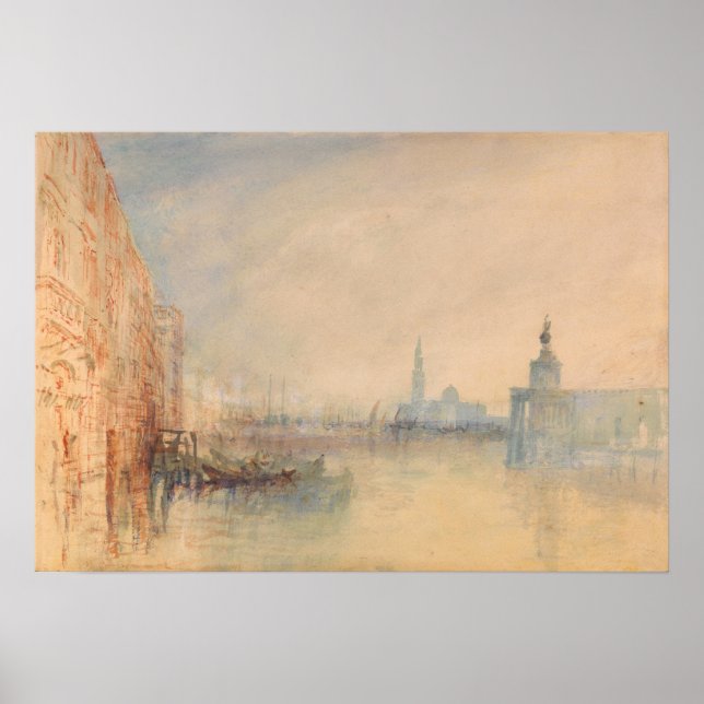 Poster Turner - Foz do Grande Canal, Veneza (Frente)