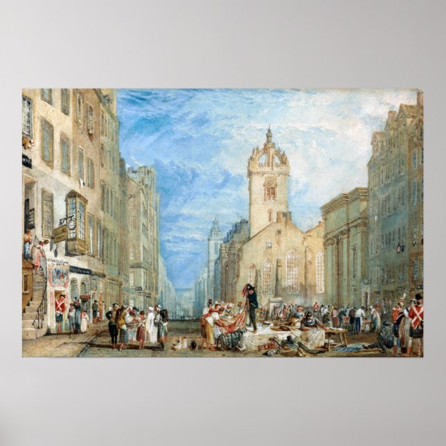 Poster Turner - High Street Edimburgo (Frente)