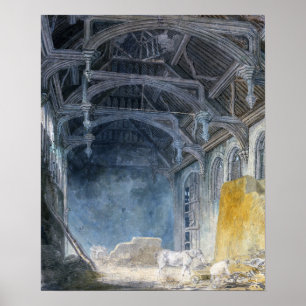 Poster Turner - Interior das Ruas. Palácio de John, Elth