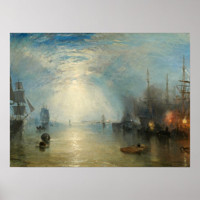 Poster Turner - Keelmen Heaving In Coals By Moonlight (Frente)