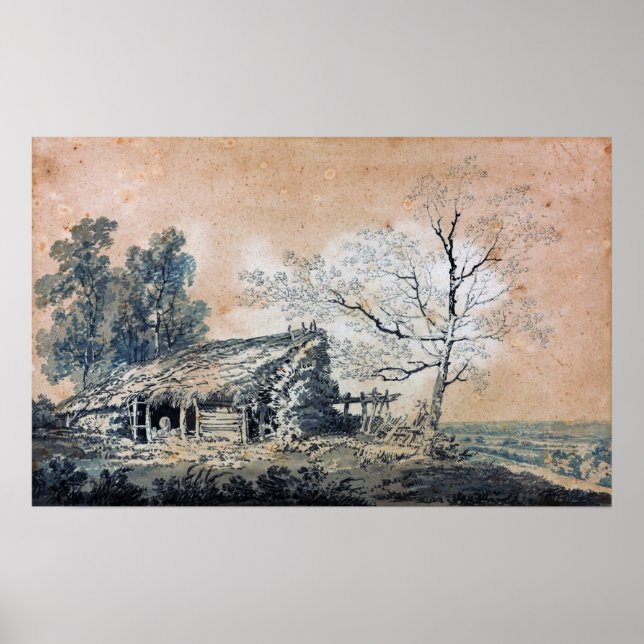 Poster Turner - Paisagem Com Celeiro (Frente)