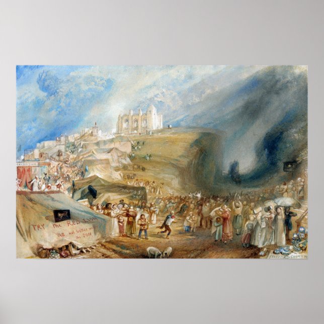 Poster Turner - Saint Catherine's Hill Guildford Surrey (Frente)