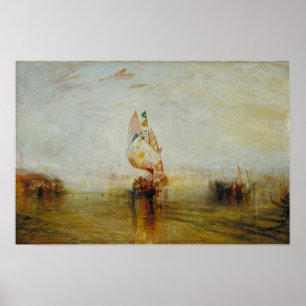Poster Turner - Sol De Veneza Que Vai Para O Mar
