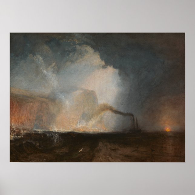 Poster Turner - Staffa Caverna de Fingal (Frente)
