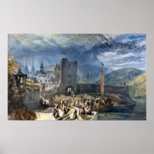Poster Turner - Vista De Boppart Com Números Ligados