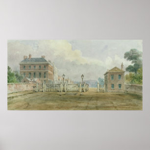 Poster Turnpike de canto de Hyde Park, 1785