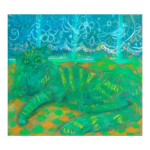 Turquesa Gato Pintel Pintel Pintel Retrato Animal