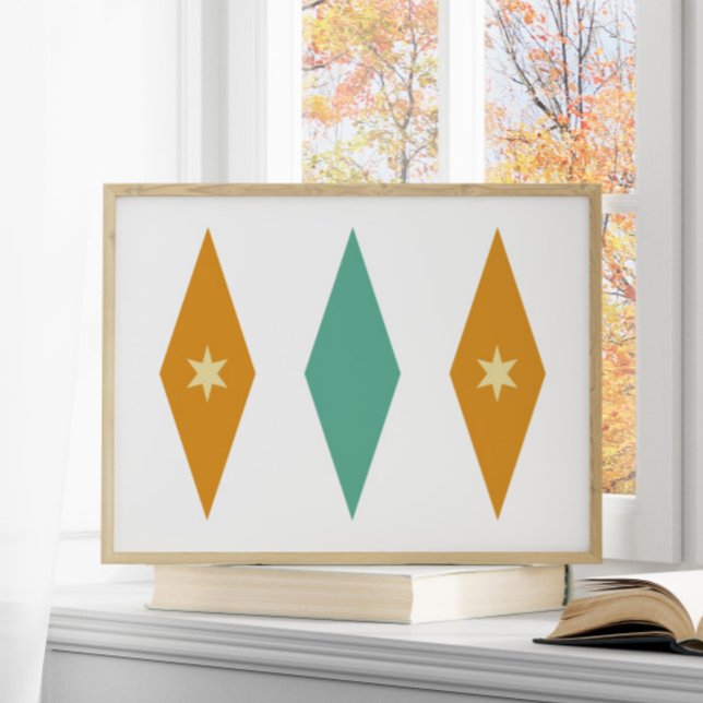 Pôster Turquesa Laranja-Aroma-Laranja-Aroma Ouros (Criador carregado)