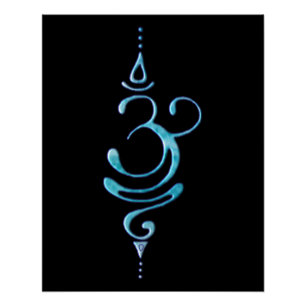 Pôster Turquesa Respire