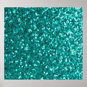 Poster Turquesas Sparkles: Bright Close Foundation