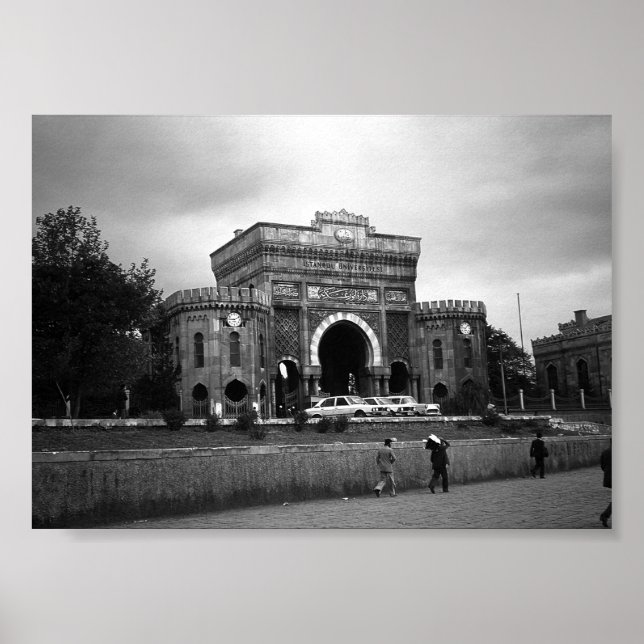 Poster Turquia Antiga Universidade de Istambul (Frente)