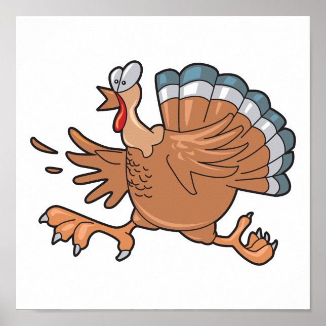 Pôster turquia assustada (Frente)