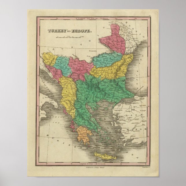 Pôster Turquia na Europa (Frente)