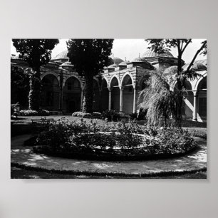 Poster Turquia Vintage Istambul museu Topkapi