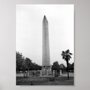 Poster Turquia Vintage Istambul Obelisco de Teodósio