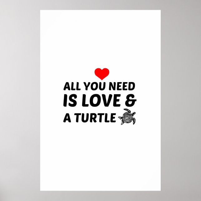 POSTER TURTLE E AMOR (Frente)