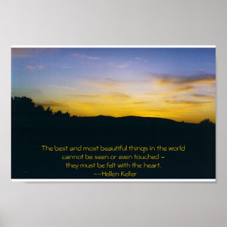 Poster Tuscan Sunset