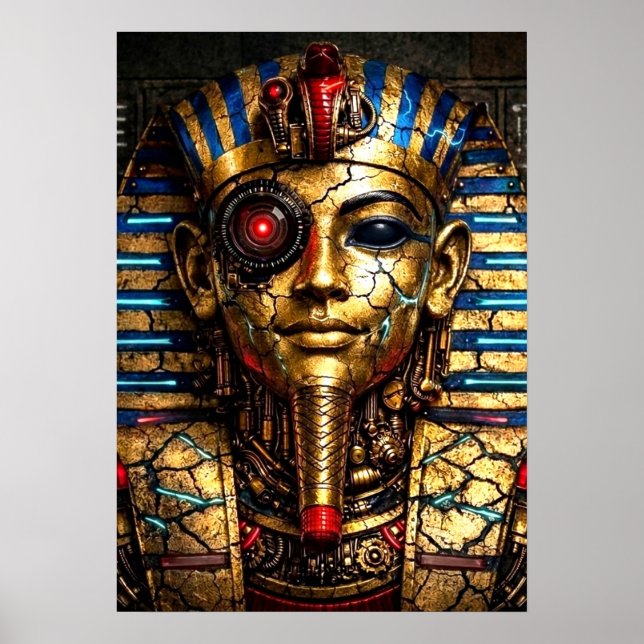 Poster Tutankhamun 2.0: The Cyber King (Frente)