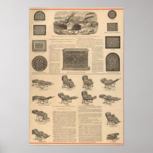 Poster Tuttle e empresa de manufactura de Bailey