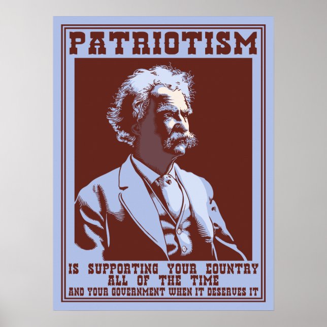 Poster Twain - Patriotismo (Frente)
