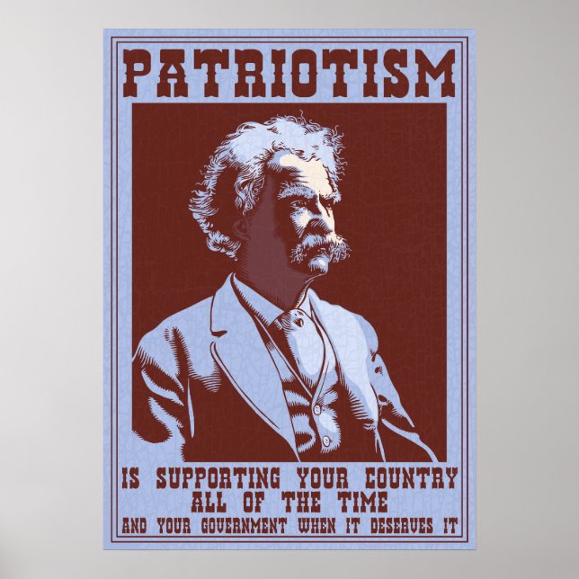Pôster Twain - Patriotismo (Frente)