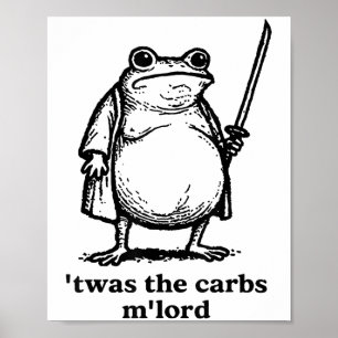 Poster Twas The Tism Mlord Medieval Knight Fat Samurai Fr