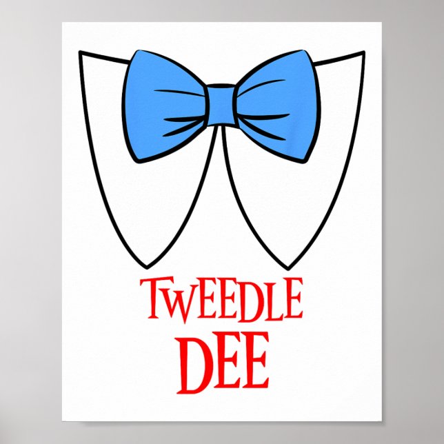 Poster Tweedle Dee Costume Halloween Fairytale (Frente)