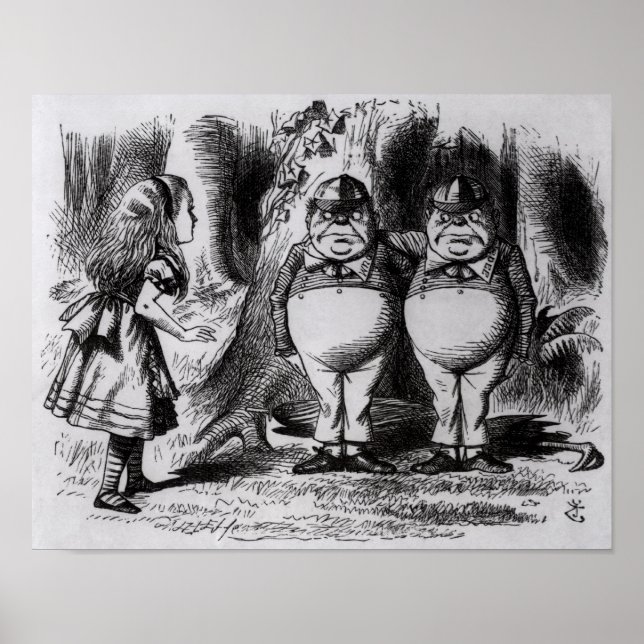 Pôster Tweedledum and Tweedledee (Frente)