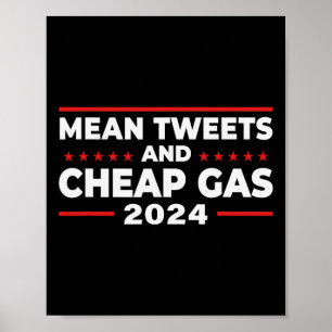 Poster Tweets E Gás Barato Donald Trump Eleito 2024