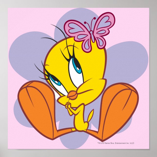 Pôster Tweety and Butterfly (Frente)
