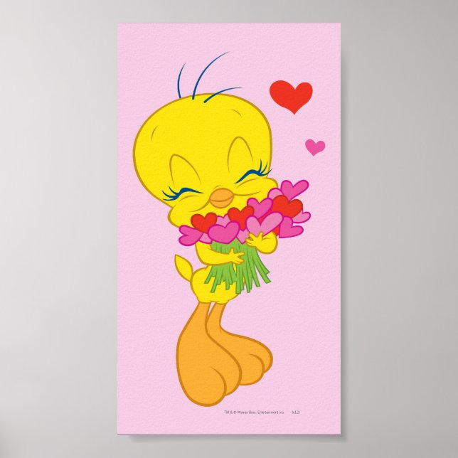 Pôster Tweety Hearts (Frente)