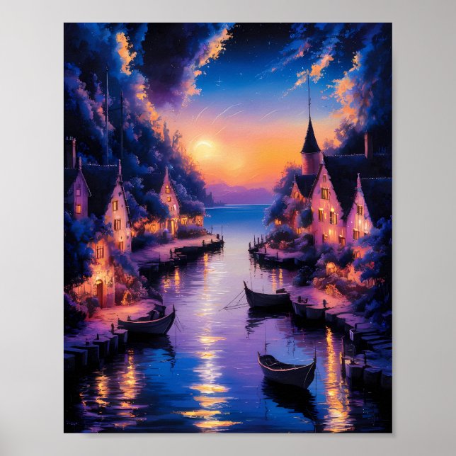 Poster Twilight Harbor (Frente)