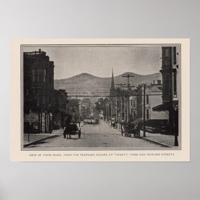 Poster Twin Peaks do quadrado proposto, 23º e Howard (Frente)