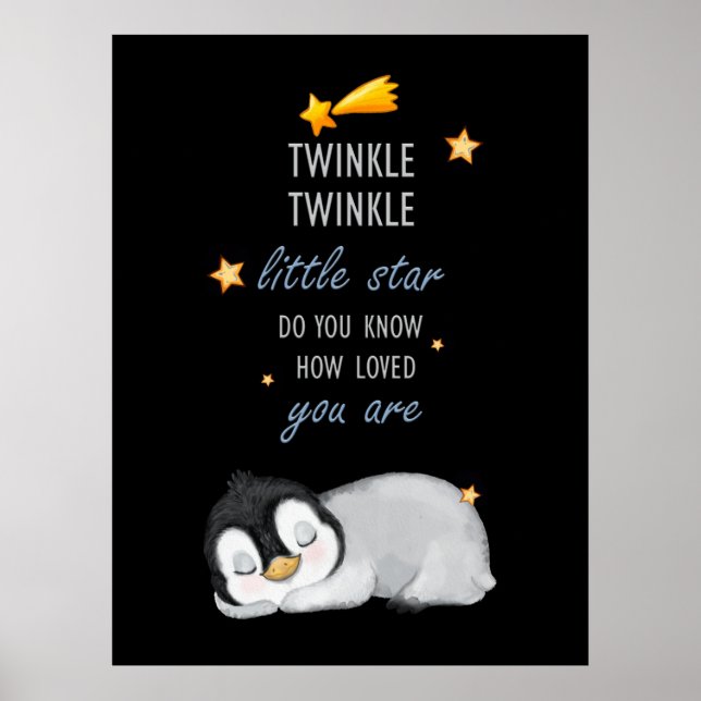 Poster Twinkle, Twinkle Little Star Super Pinguim Fofo (Frente)