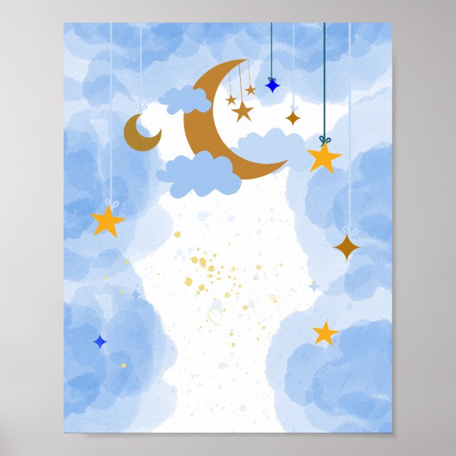 Poster Twinkle Twinkle Little Star Vazio DIY (Frente)