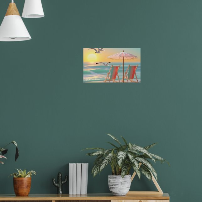 Poster "Two Chairs By The Sea" (Sala de Estar 1)